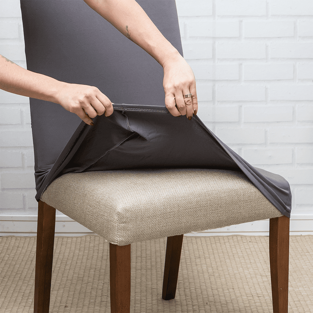 Funda Spandex para Silla – Gris Plomo